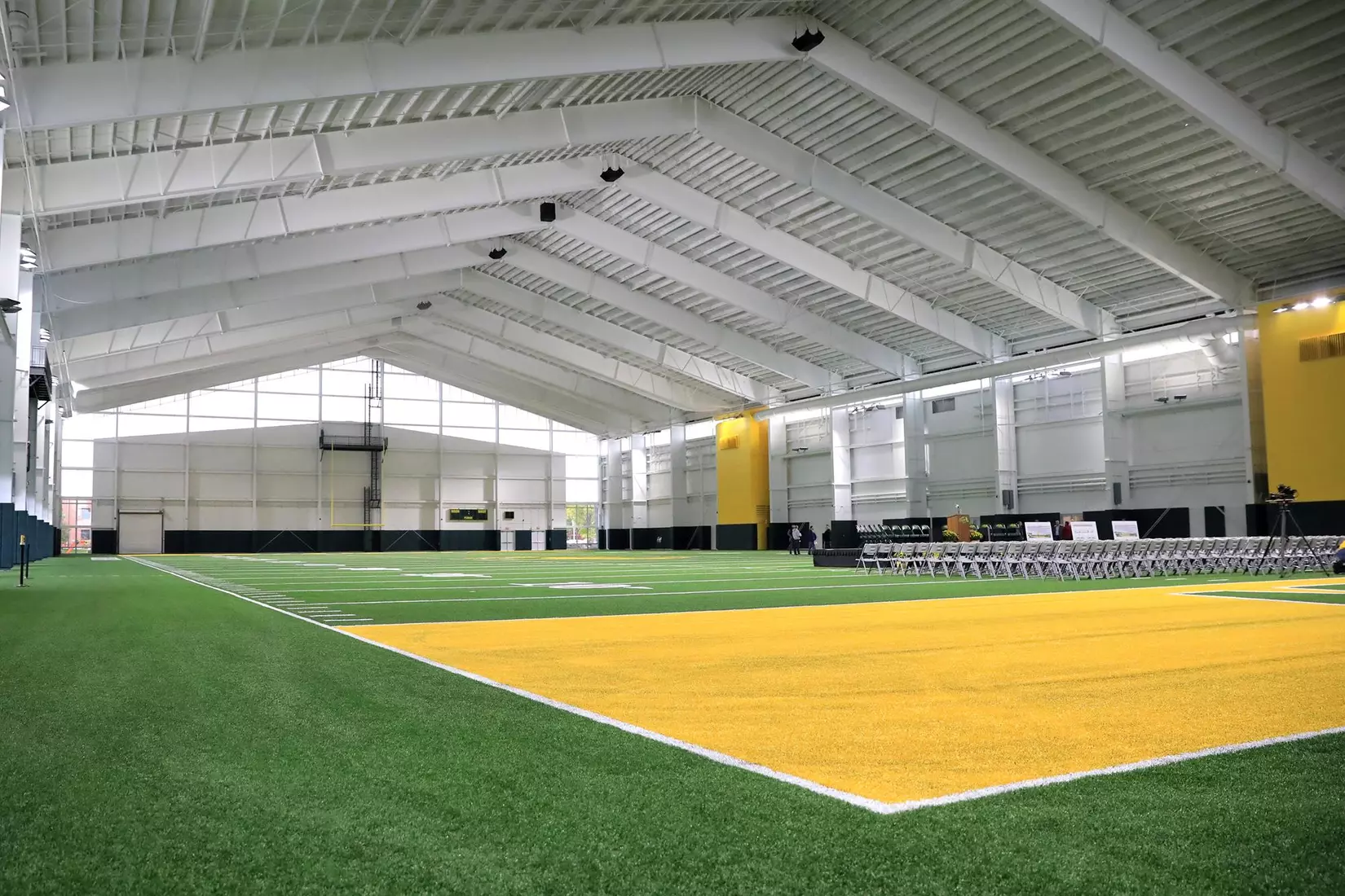 The first phase of the Nodak Insurance Football Performance Complex opened October 14, 2022.