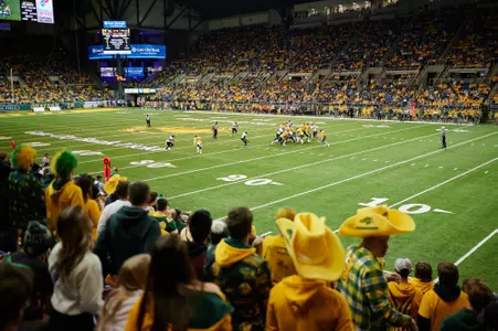 A crowd of 18,806 was on hand at Gate City Bank Field at the Fargodome