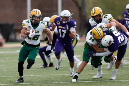 Luke Waters blocks for TK Marshall