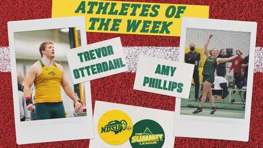 Trevor Otterdahl & Amy Phillips -- Summit League Athletes of the Week