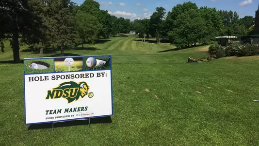 NDSU Team Makers Golf Hole Sponsor Sign