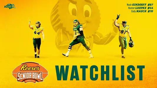 NDSU Reese's Senior Bowl watch list graphic