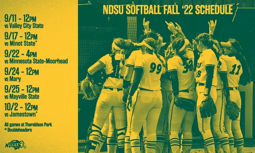 Softball Fall '22 Schedule