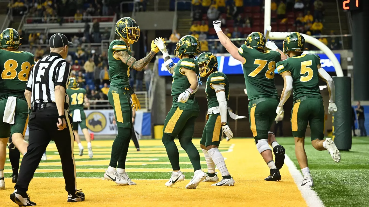 NDSU touchdown celebration