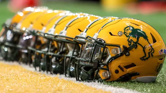 NDSU football helmets
