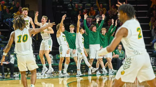 NDSU bench celebrates