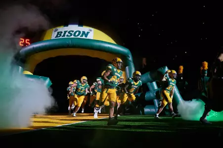 NDSU football team entrance