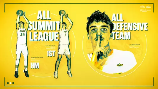 Grant Nelson & Boden Skunberg, All-Summit League awards