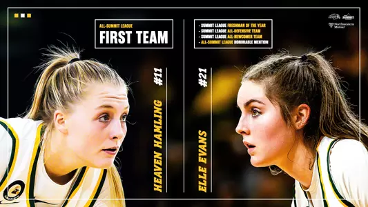 Hamling and Evans All-Summit League