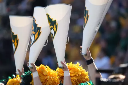 NDSU cheer team arms