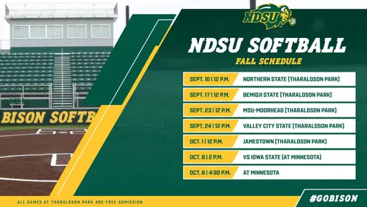 Softball Fall 23 Schedule