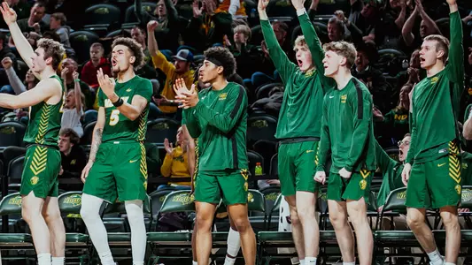 NDSU bench celebrates