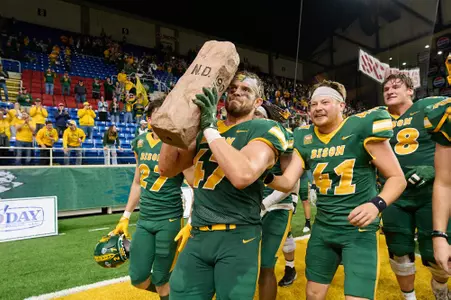 Action from the South Dakota State at North Dakota State football game Saturday, Oct. 19, 2024.