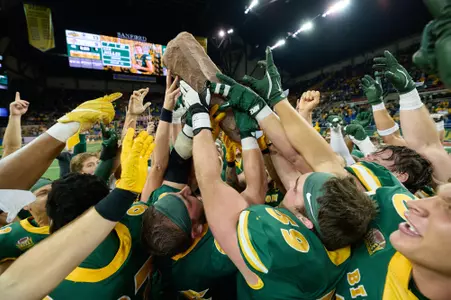 Action from the South Dakota State at North Dakota State football game Saturday, Oct. 19, 2024.