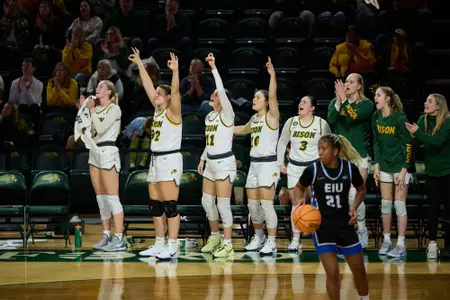 WBB Bench Celebration