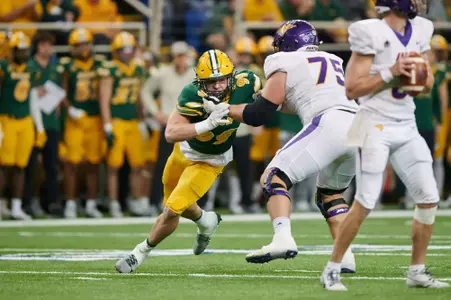 Action from the Northern Iowa at North Dakota State football game Saturday, Nov. 2, 2024.