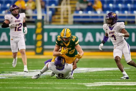 Action from the Northern Iowa at North Dakota State football game Saturday, Nov. 2, 2024.