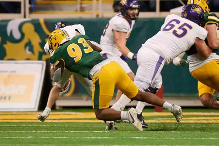Action from the Northern Iowa at North Dakota State football game Saturday, Nov. 2, 2024.