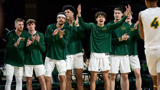 NDSU bench celebrates