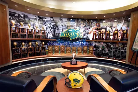 NDSU Football Trophy Case