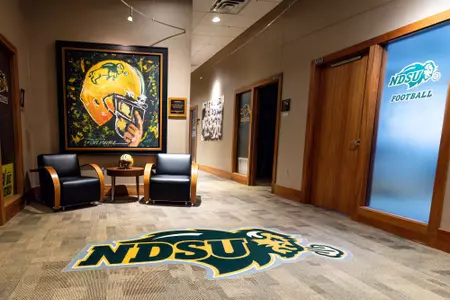 NDSU Football Office Hallway