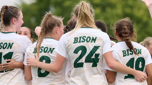 Loretta Wacek NDSU Soccer Team Huddle