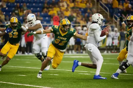 Action from the Tennessee State at North Dakota State football game Saturday, Sept. 9, 2024.