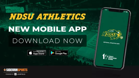 NDSU Athletics new mobile app graphic