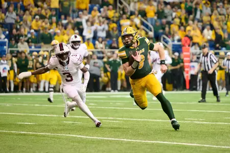 Action from the Southern Illinois at North Dakota State football game Saturday, Oct. 11, 2025.