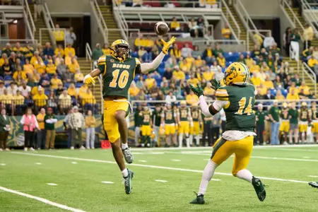 Action from the Southern Illinois at North Dakota State football game Saturday, Oct. 11, 2025.