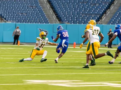Action from the North Dakota State at Tennessee State football game Saturday, Sept. 6, 2025.