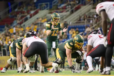 Photo from the North Dakota State University homecoming football game against the University of South Dakota on Saturday, Sept. 27, 2025.