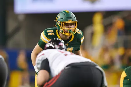 Photo from the North Dakota State University homecoming football game against the University of South Dakota on Saturday, Sept. 27, 2025.