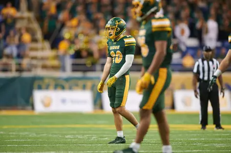 Photo from the North Dakota State University homecoming football game against the University of South Dakota on Saturday, Sept. 27, 2025.