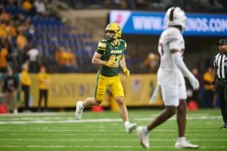 Action from the Southern Illinois at North Dakota State football game Saturday, Oct. 11, 2025.