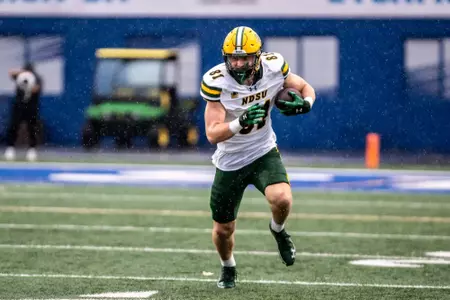 Action from the North Dakota State at Indiana State football game Saturday, Oct. 18, 2025.