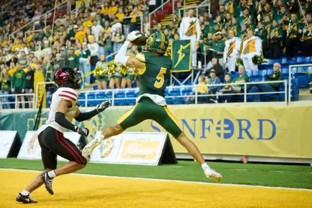 Photo from the North Dakota State University homecoming football game against the University of South Dakota on Saturday, Sept. 27, 2025.