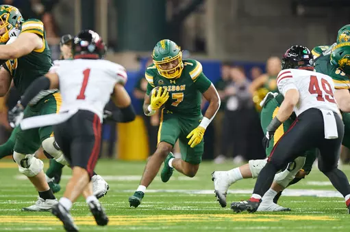 Photo from the North Dakota State University homecoming football game against the University of South Dakota on Saturday, Sept. 27, 2025.