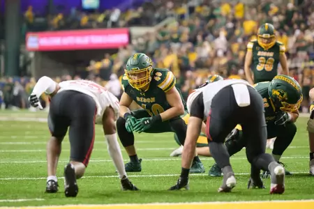 Photo from the North Dakota State University homecoming football game against the University of South Dakota on Saturday, Sept. 27, 2025.