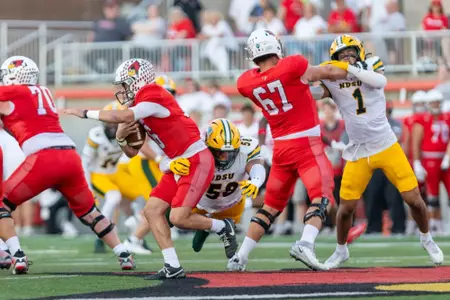 Photo from the North Dakota State at Illinois State football game Saturday, Oct. 4, 2025.