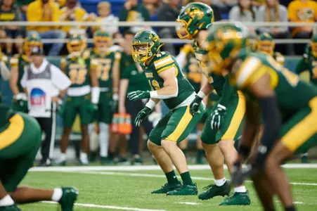 Photo from the North Dakota State University homecoming football game against the University of South Dakota on Saturday, Sept. 27, 2025.