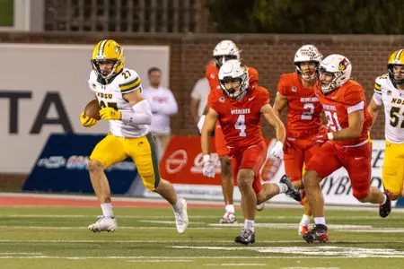 Photo from the North Dakota State at Illinois State football game Saturday, Oct. 4, 2025.