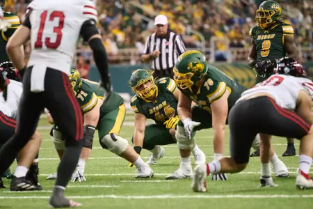 Photo from the North Dakota State University homecoming football game against the University of South Dakota on Saturday, Sept. 27, 2025.