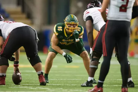 Photo from the North Dakota State University homecoming football game against the University of South Dakota on Saturday, Sept. 27, 2025.