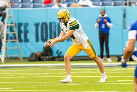 Aaron Bickerton punting
