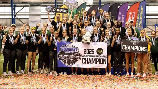 NDSU Women's Track & Field - 2025 Indoor Champions