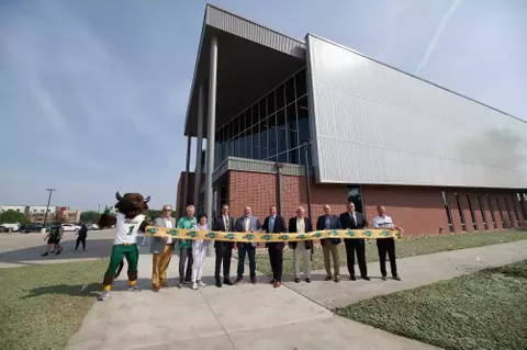 Bison Athletics Operations Center ribbon cutting