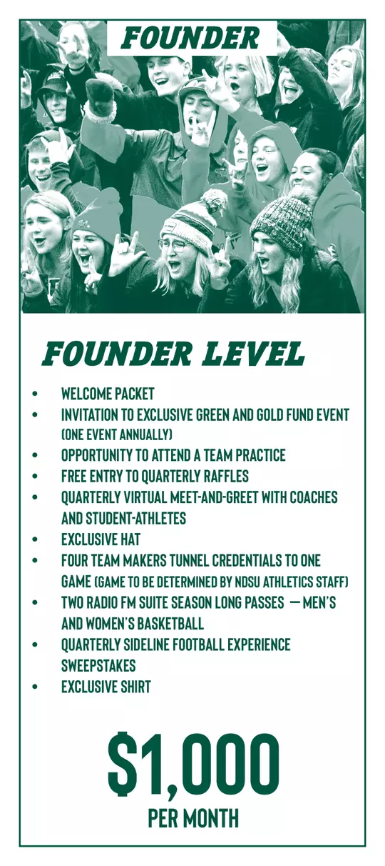 G&G Fund Benefits - Founder Level