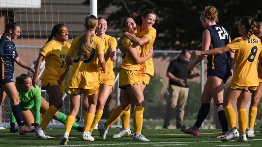 Soccer Celebration Morgan Russmann and Chloe Birch