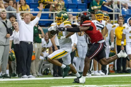 Action from the Southeast Missouri State at North Dakota State football game Saturday, Sept. 13, 2025.